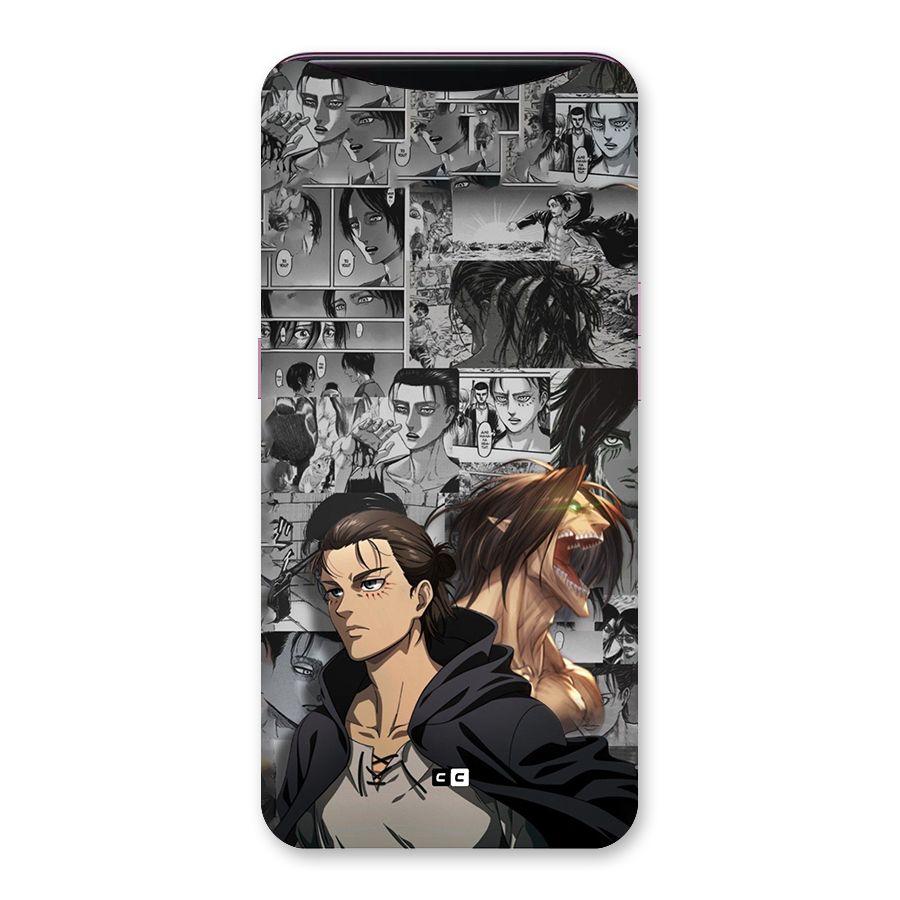Eren Yeager Manga Back Case for Oppo Find X
