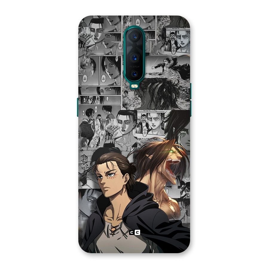 Eren Yeager Manga Back Case for Oppo R17 Pro