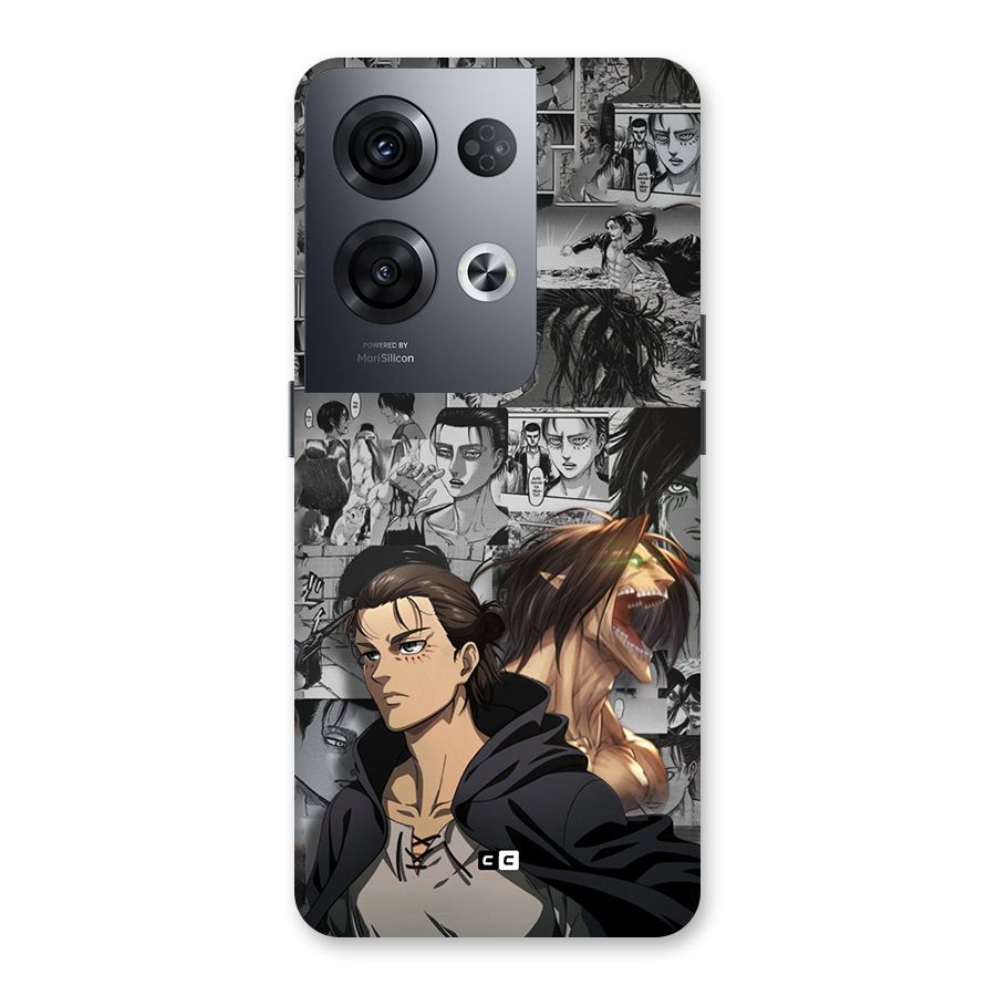Eren Yeager Manga Back Case for Oppo Reno8 Pro 5G