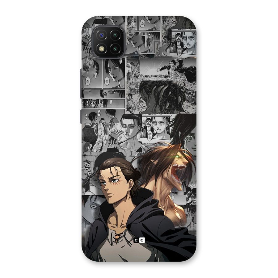 Eren Yeager Manga Back Case for Poco C3