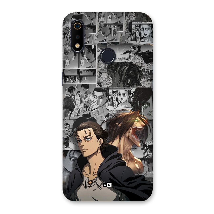 Eren Yeager Manga Back Case for Realme 3i