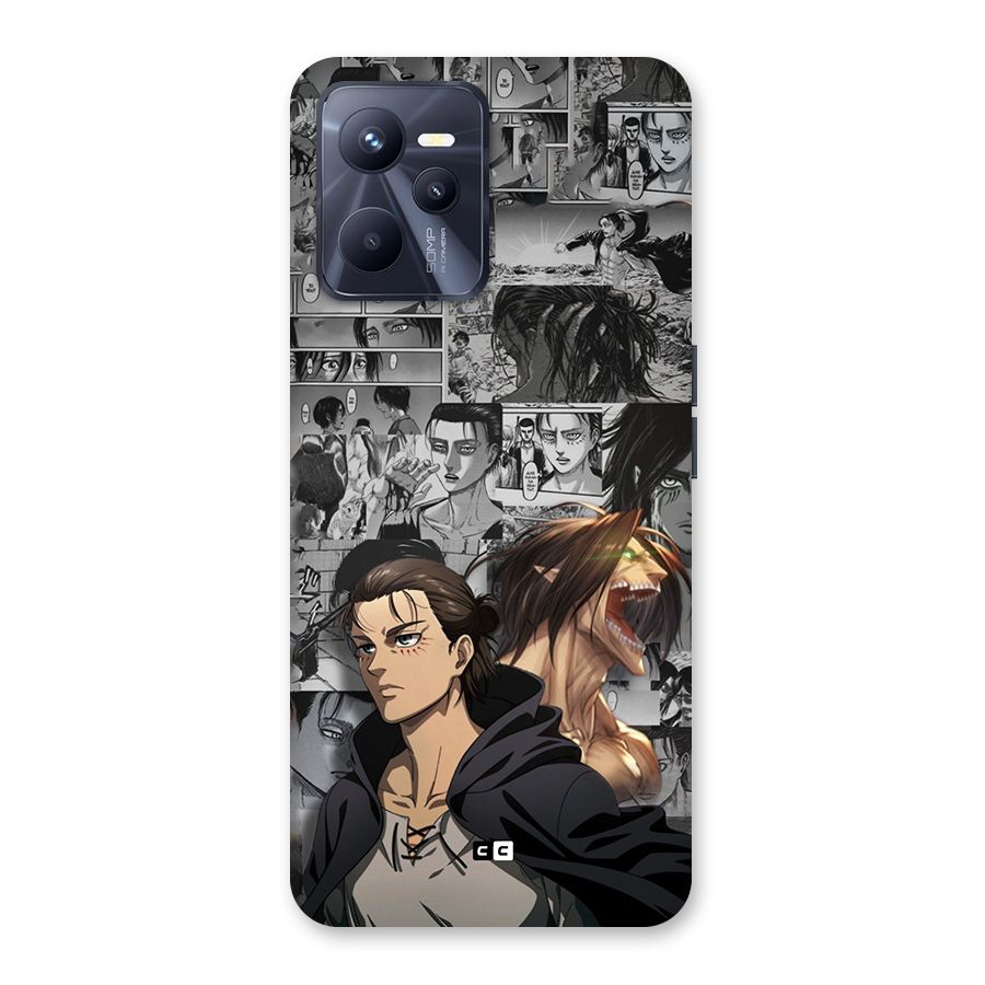 Eren Yeager Manga Back Case for Realme C35