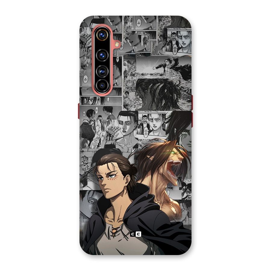 Eren Yeager Manga Back Case for Realme X50 Pro