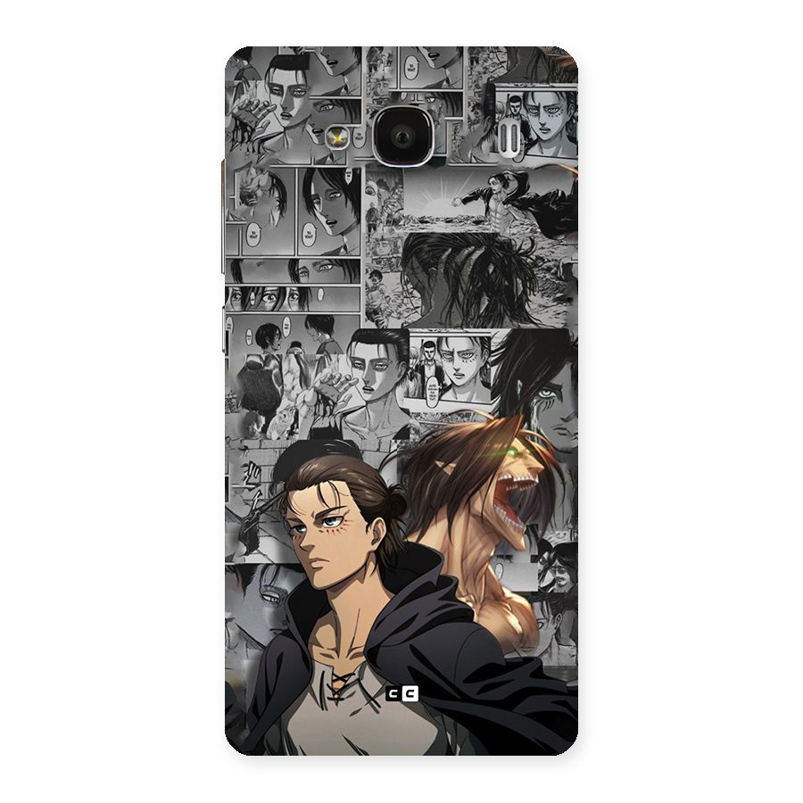 Eren Yeager Manga Back Case for Redmi 2s
