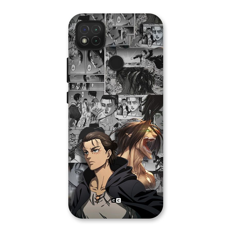Eren Yeager Manga Back Case for Redmi 9