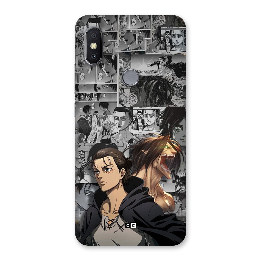 Eren Yeager Manga Back Case for Redmi Y2