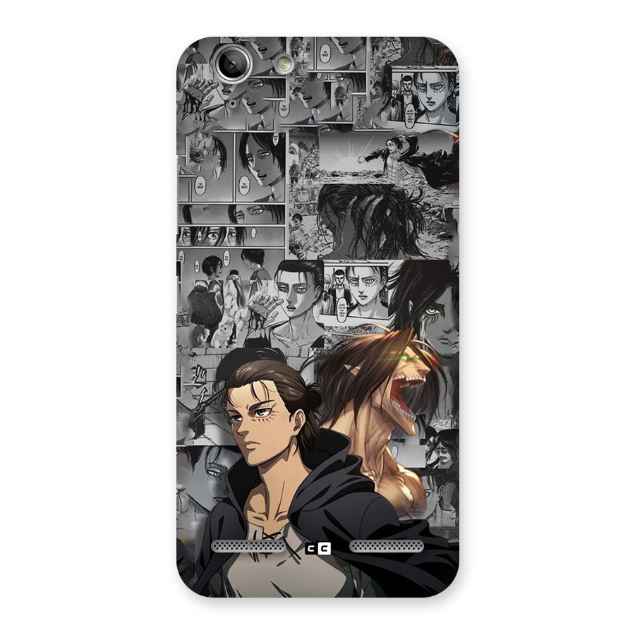 Eren Yeager Manga Back Case for Vibe K5