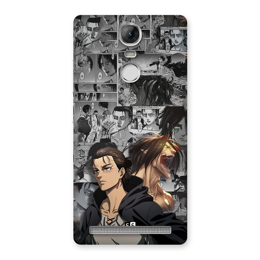 Eren Yeager Manga Back Case for Vibe K5 Note