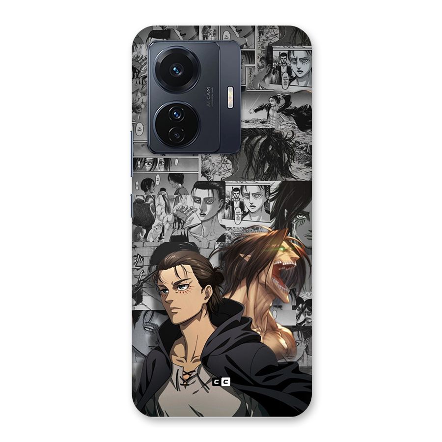 Eren Yeager Manga Back Case for Vivo T1 Pro