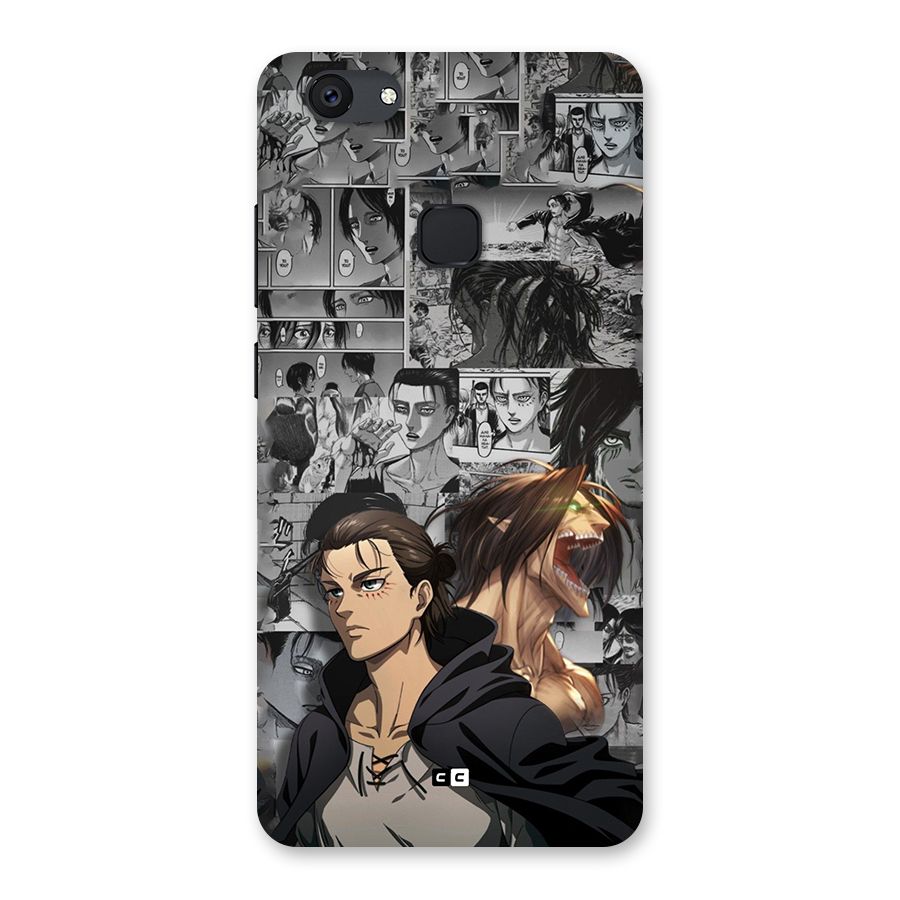 Eren Yeager Manga Back Case for Vivo V7 Plus
