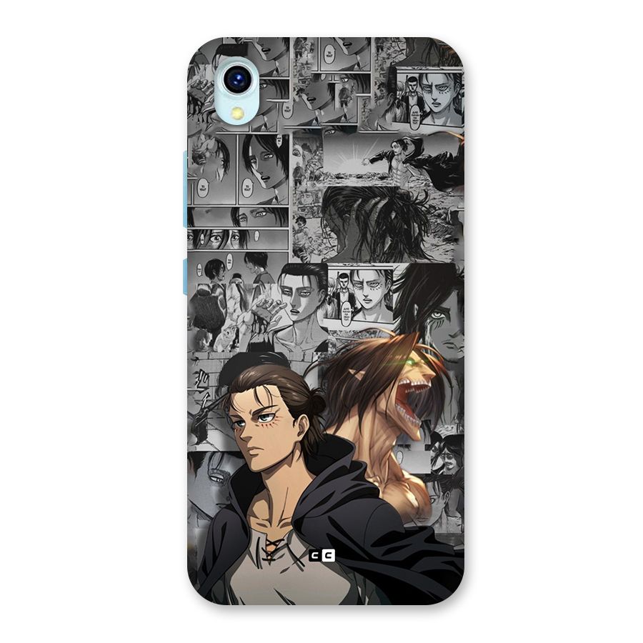 Eren Yeager Manga Back Case for Vivo Y1s