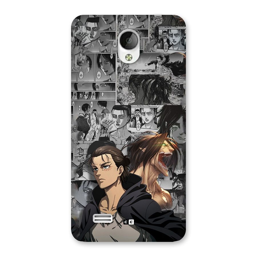 Eren Yeager Manga Back Case for Vivo Y21