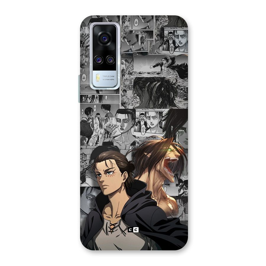 Eren Yeager Manga Back Case for Vivo Y31