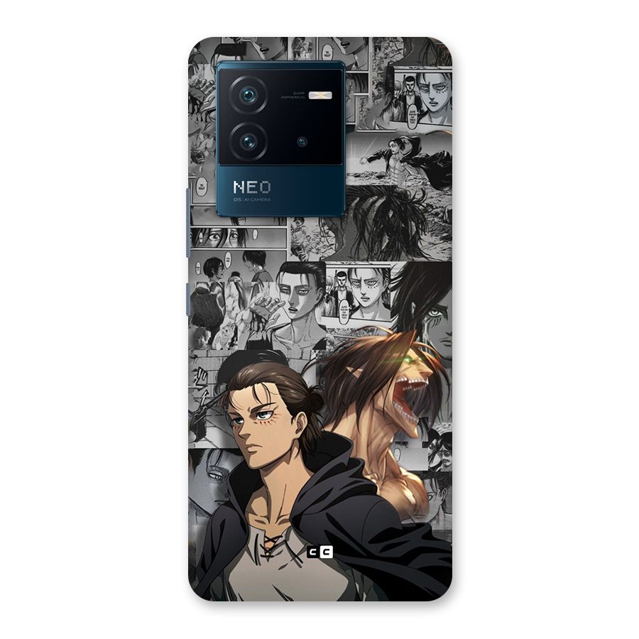 Eren Yeager Manga Back Case for Vivo iQOO Neo 6 5G