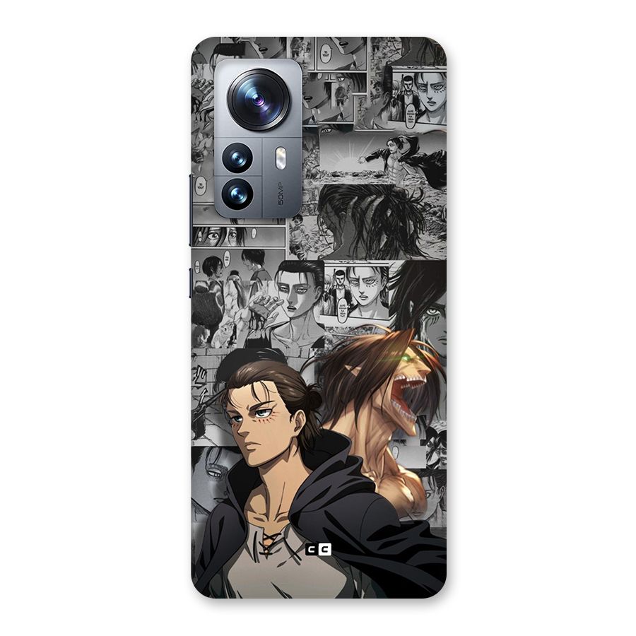 Eren Yeager Manga Back Case for Xiaomi 12 Pro