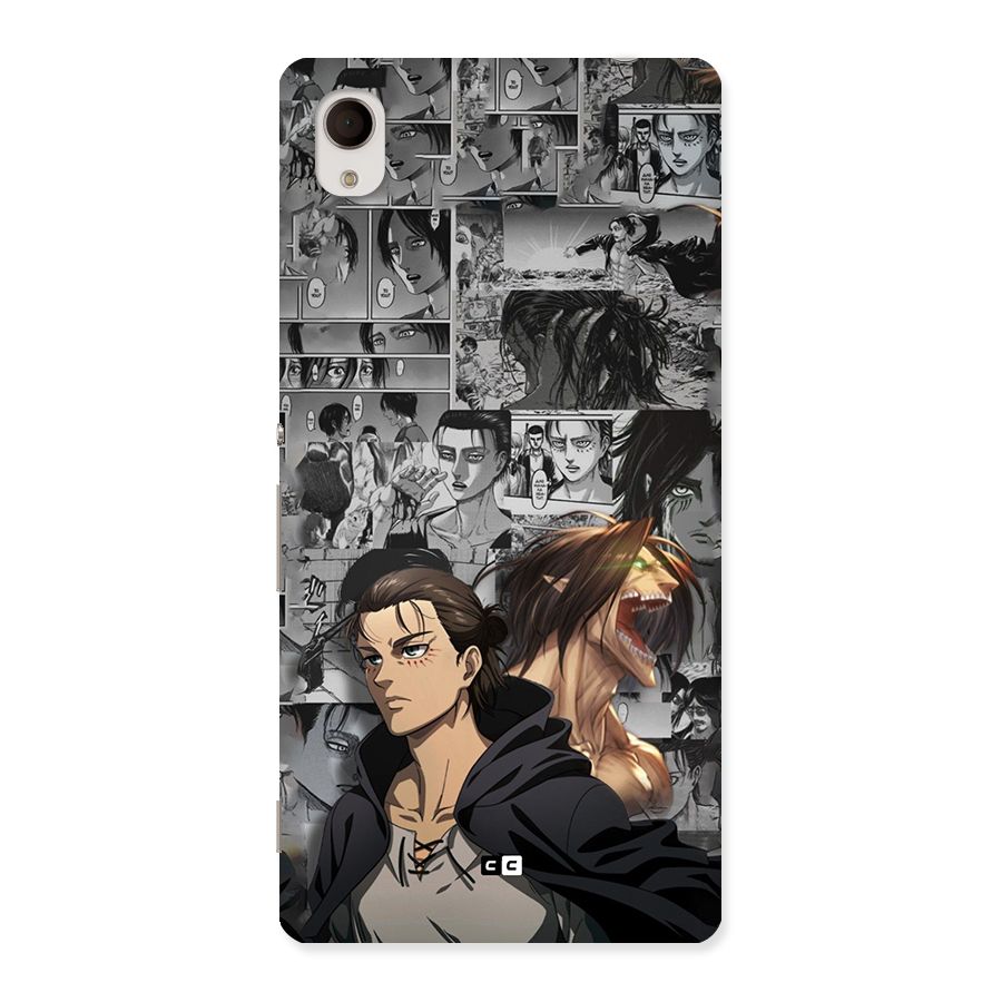 Eren Yeager Manga Back Case for Xperia M4