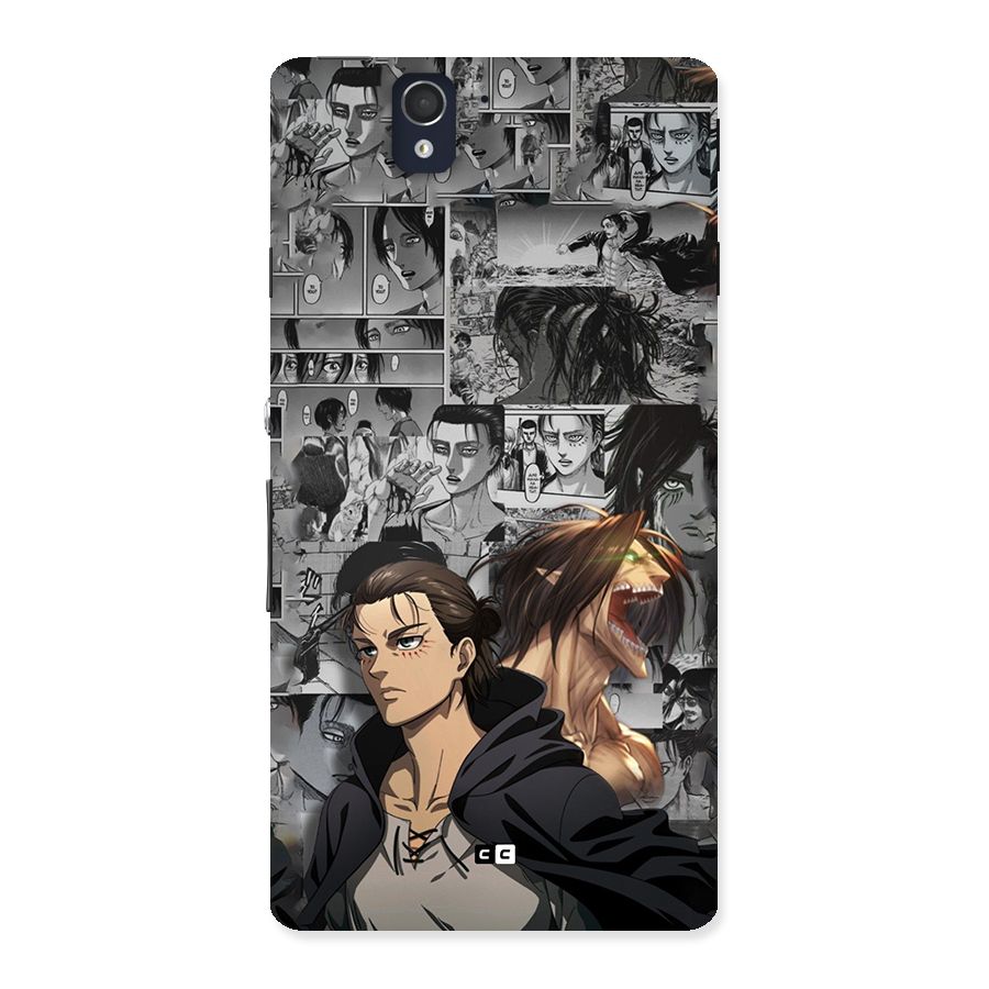 Eren Yeager Manga Back Case for Xperia Z