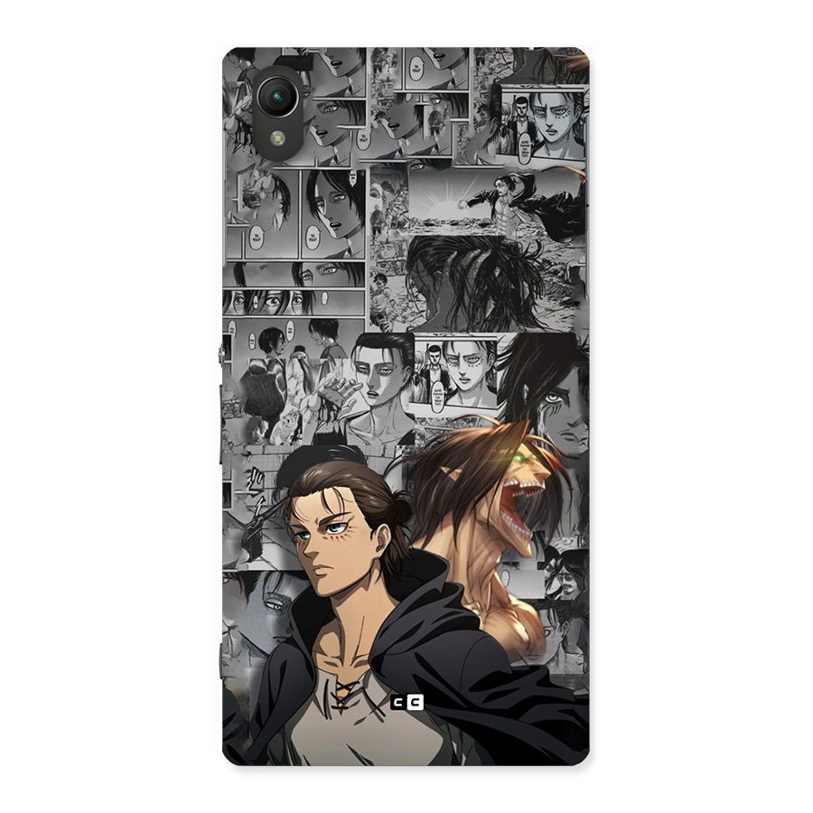 Eren Yeager Manga Back Case for Xperia Z1