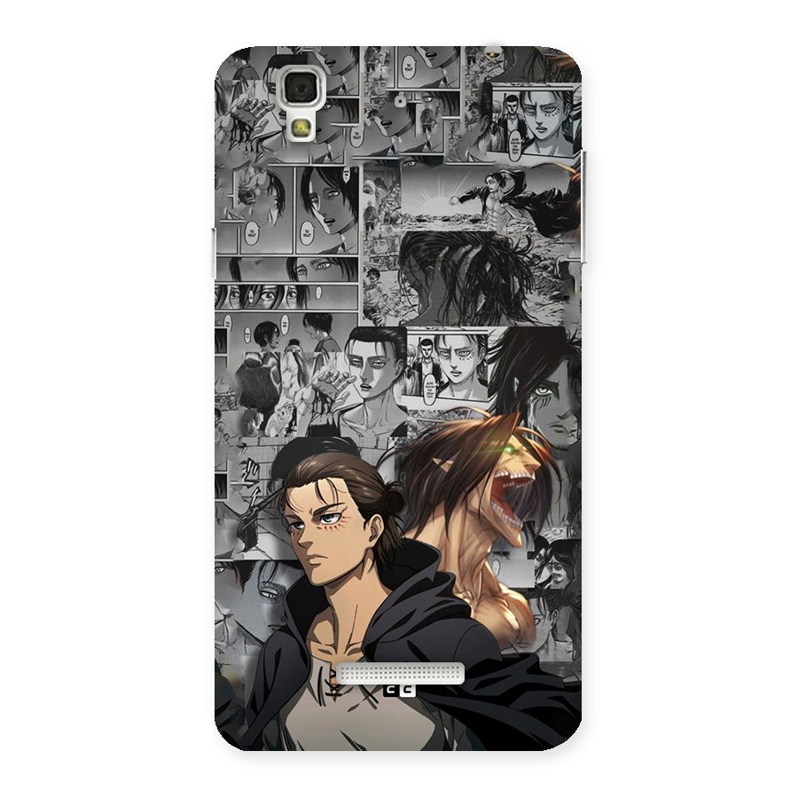 Eren Yeager Manga Back Case for Yureka