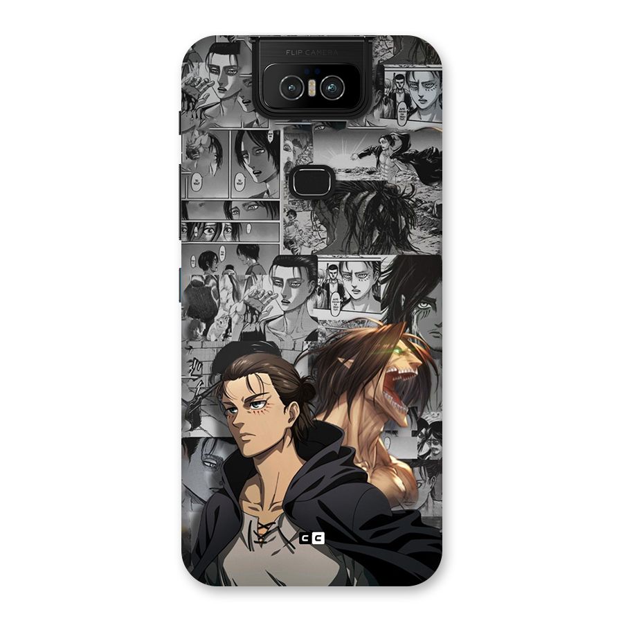 Eren Yeager Manga Back Case for Zenfone 6z