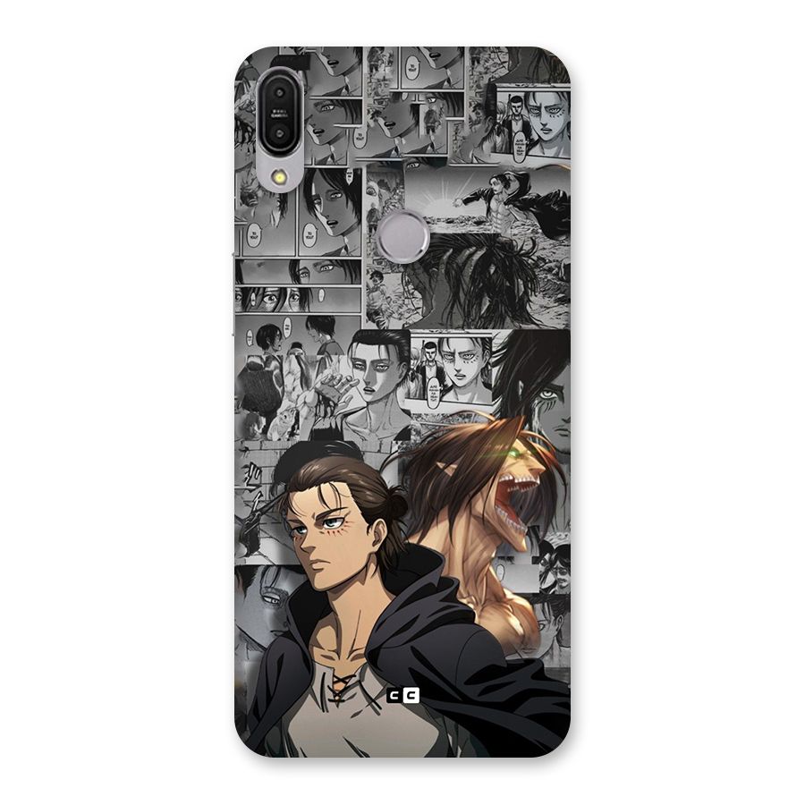Eren Yeager Manga Back Case for Zenfone Max Pro M1