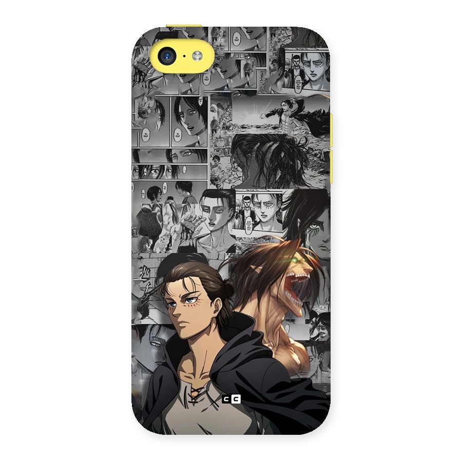 Eren Yeager Manga Back Case for iPhone 5C