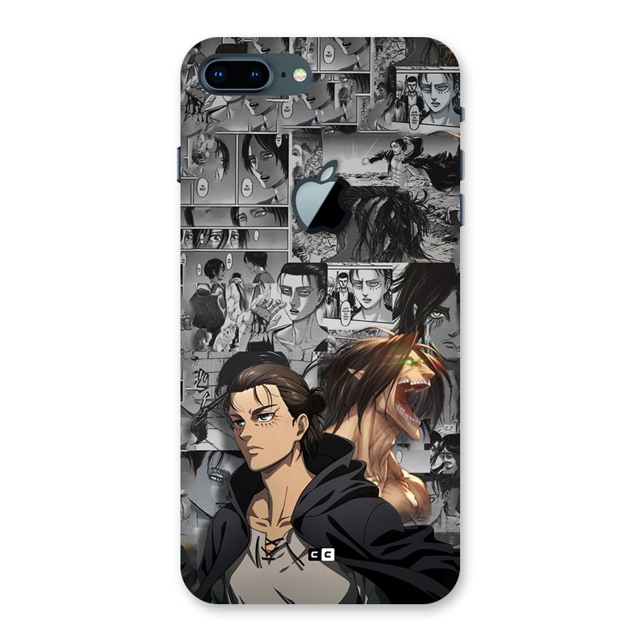 Eren Yeager Manga Back Case for iPhone 7 Plus Apple Cut