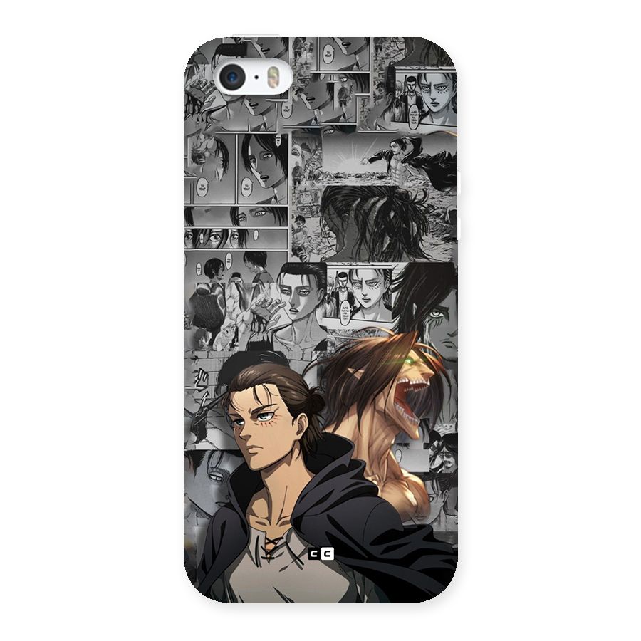 Eren Yeager Manga Back Case for iPhone SE 2016