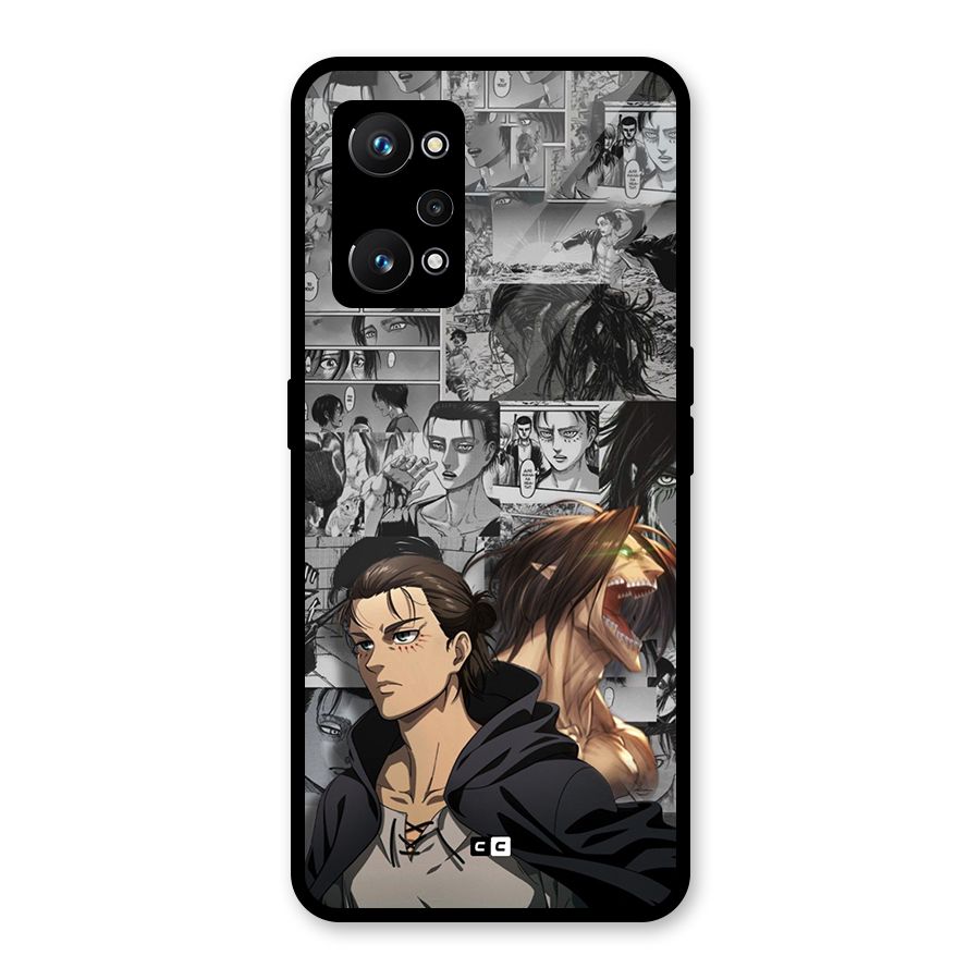 Eren Yeager Manga Glass Back Case for Realme GT Neo 3T