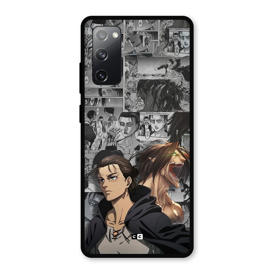 Eren Yeager Manga Metal Back Case for Galaxy S20 FE 5G