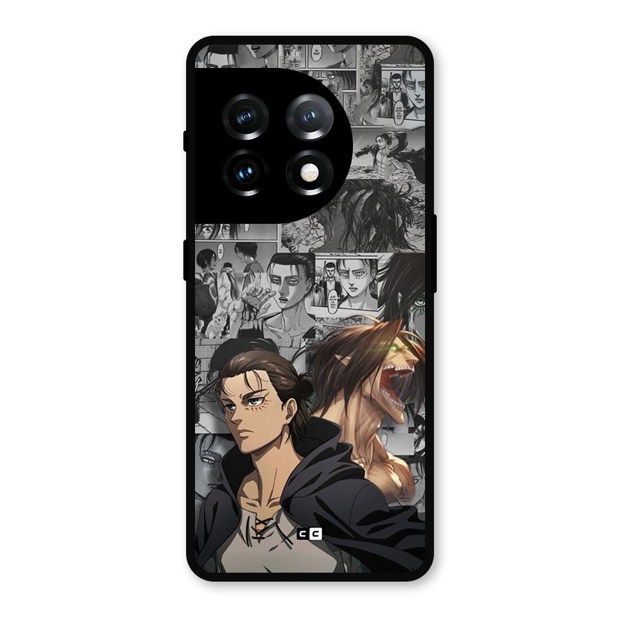 Eren Yeager Manga Metal Back Case for OnePlus 11