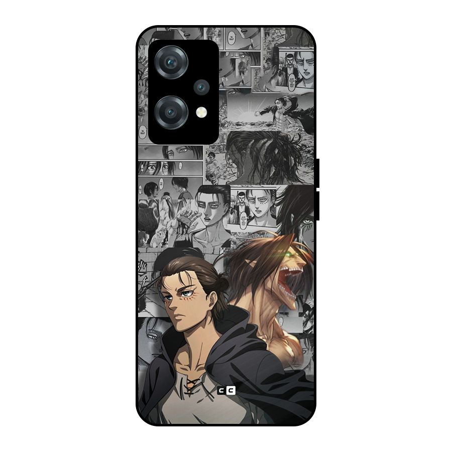 Eren Yeager Manga Metal Back Case for OnePlus Nord CE 2 Lite 5G