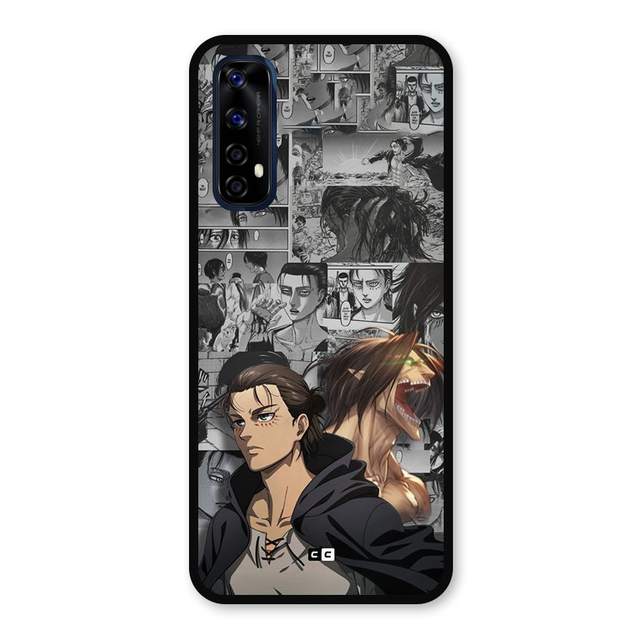 Eren Yeager Manga Metal Back Case for Realme Narzo 20 Pro
