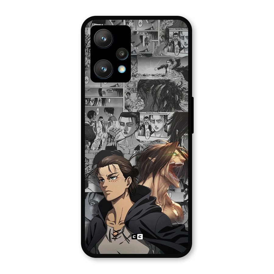 Eren Yeager Manga Metal Back Case for Realme Narzo 50 Pro