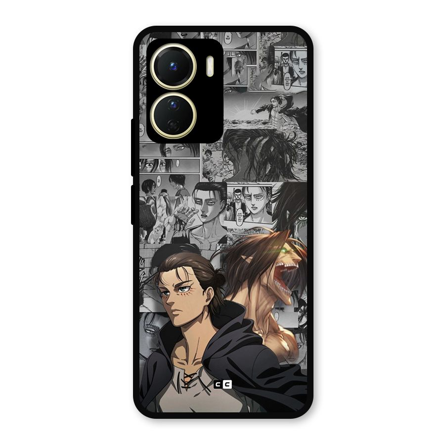 Eren Yeager Manga Metal Back Case for Vivo Y56