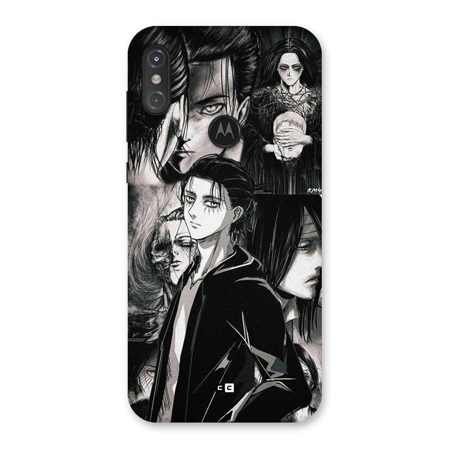 Eren Yeager Titan Back Case for Motorola One Power