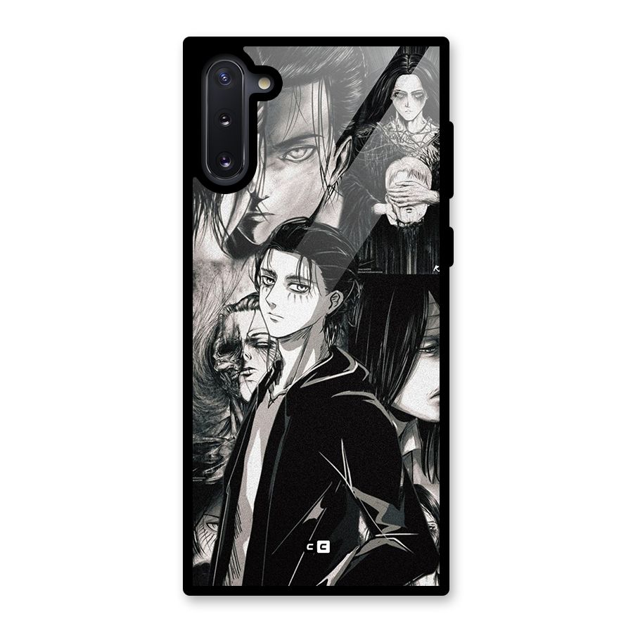 Eren Yeager Titan Glass Back Case for Galaxy Note 10