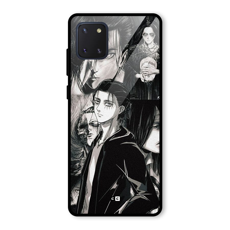 Eren Yeager Titan Glass Back Case for Galaxy Note 10 Lite