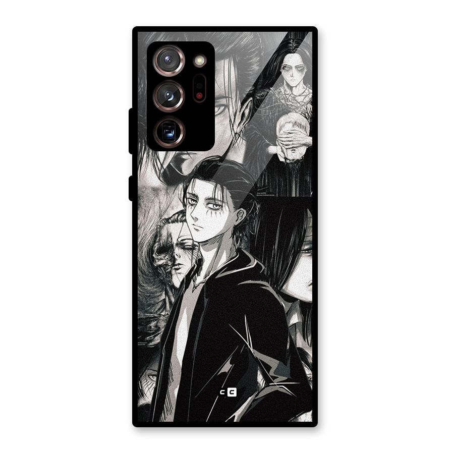 Eren Yeager Titan Glass Back Case for Galaxy Note 20 Ultra