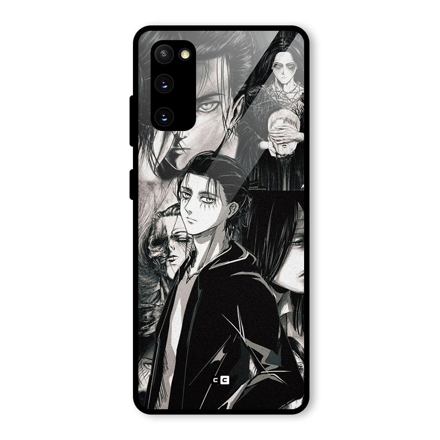 Eren Yeager Titan Glass Back Case for Galaxy S20 FE 5G