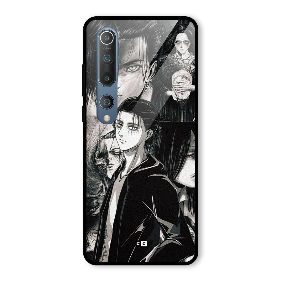 Eren Yeager Titan Glass Back Case for Mi 10