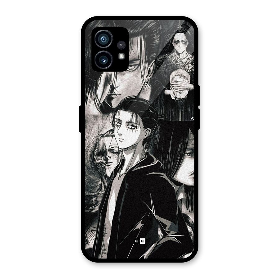 Eren Yeager Titan Glass Back Case for Nothing Phone 1
