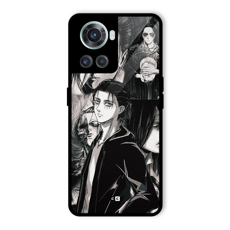 Eren Yeager Titan Glass Back Case for OnePlus 10R