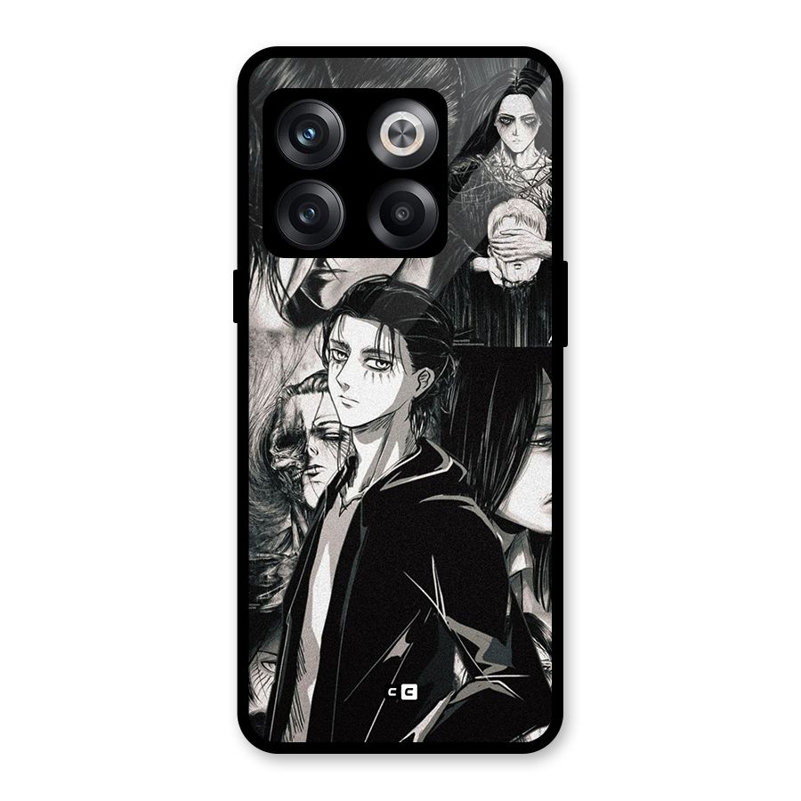 Eren Yeager Titan Glass Back Case for OnePlus 10T