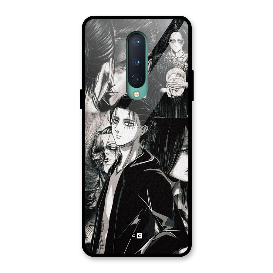 Eren Yeager Titan Glass Back Case for OnePlus 8