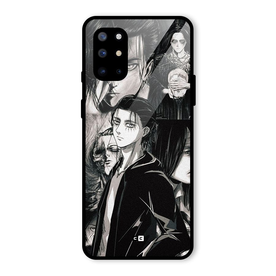 Eren Yeager Titan Glass Back Case for OnePlus 8T
