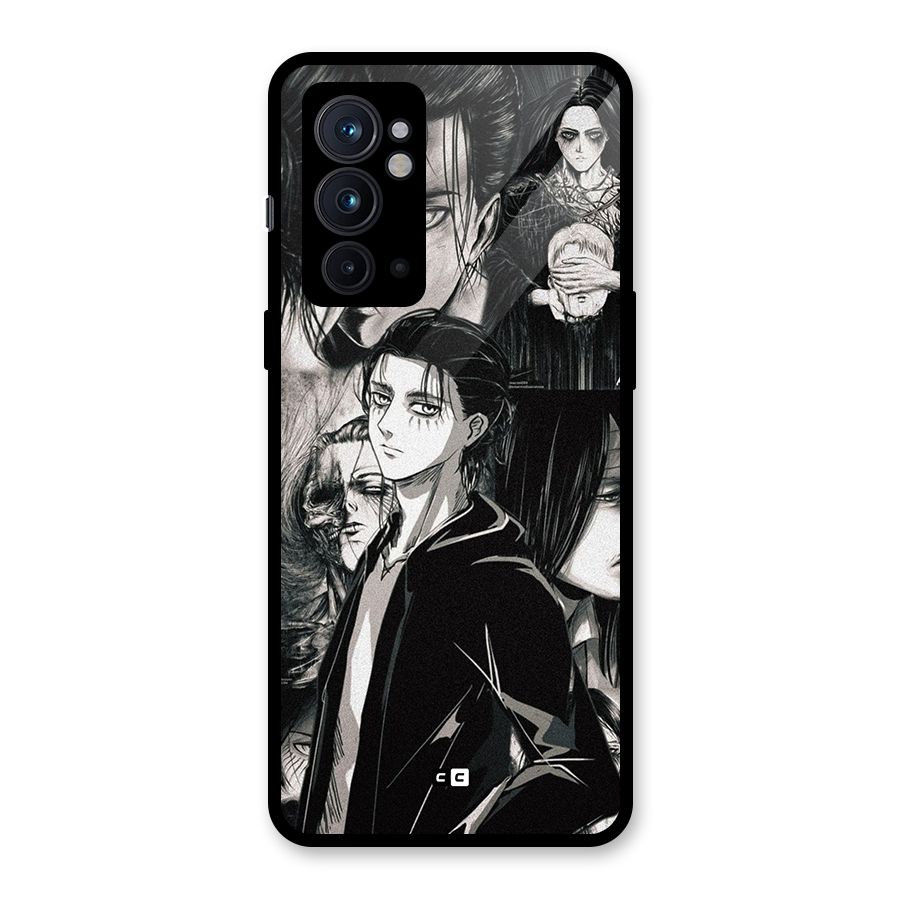 Eren Yeager Titan Glass Back Case for OnePlus 9RT 5G