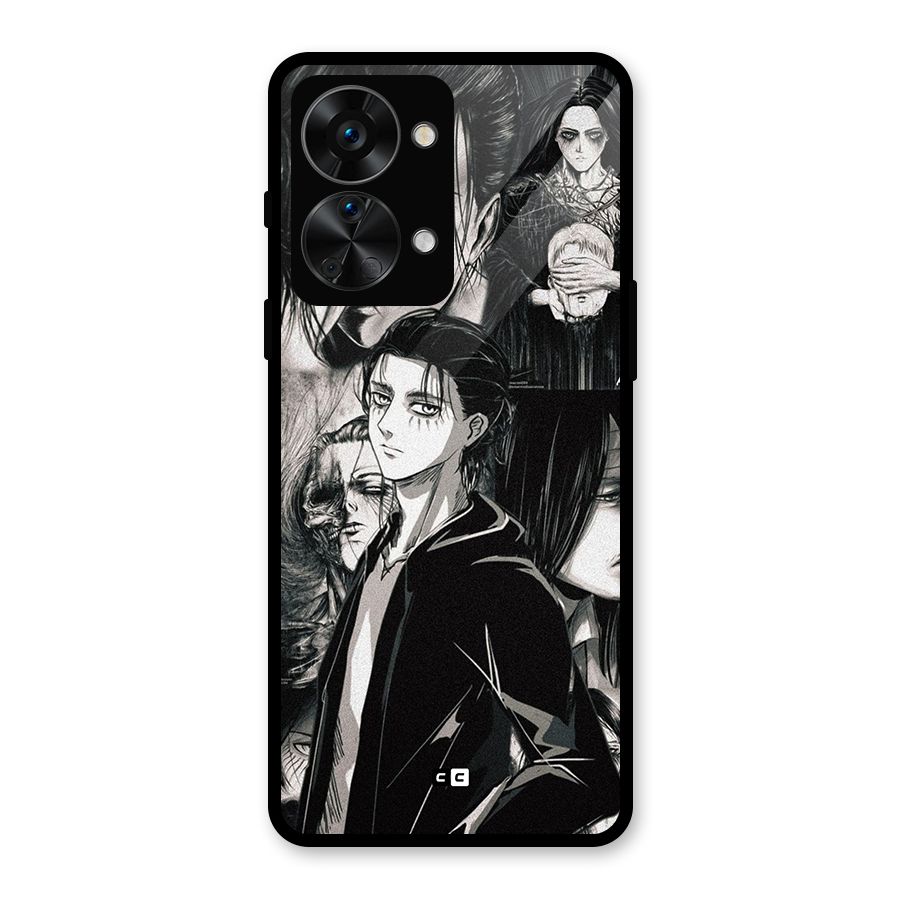 Eren Yeager Titan Glass Back Case for OnePlus Nord 2T