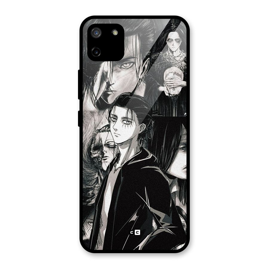 Eren Yeager Titan Glass Back Case for Realme C11