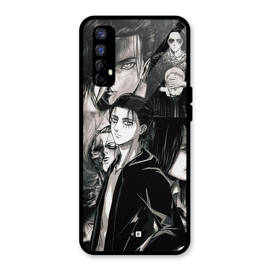 Eren Yeager Titan Glass Back Case for Realme Narzo 20 Pro